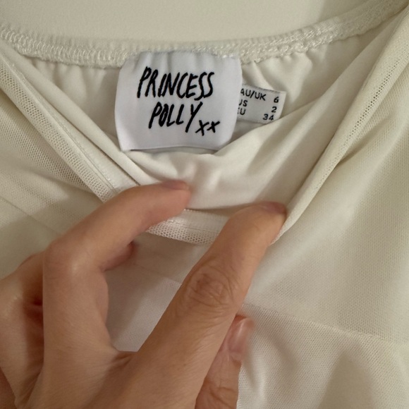 Princess Polly Lasher Strapless Maxi White Dress - Picture 6 of 6